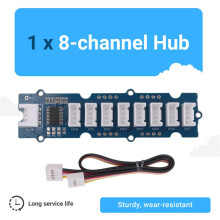 8-Channel I2C Multiplexer / Hub Support 3.3V/5V System Multiple Devices with the Same I2C Address 8 Grove I2C Port 8x2cm