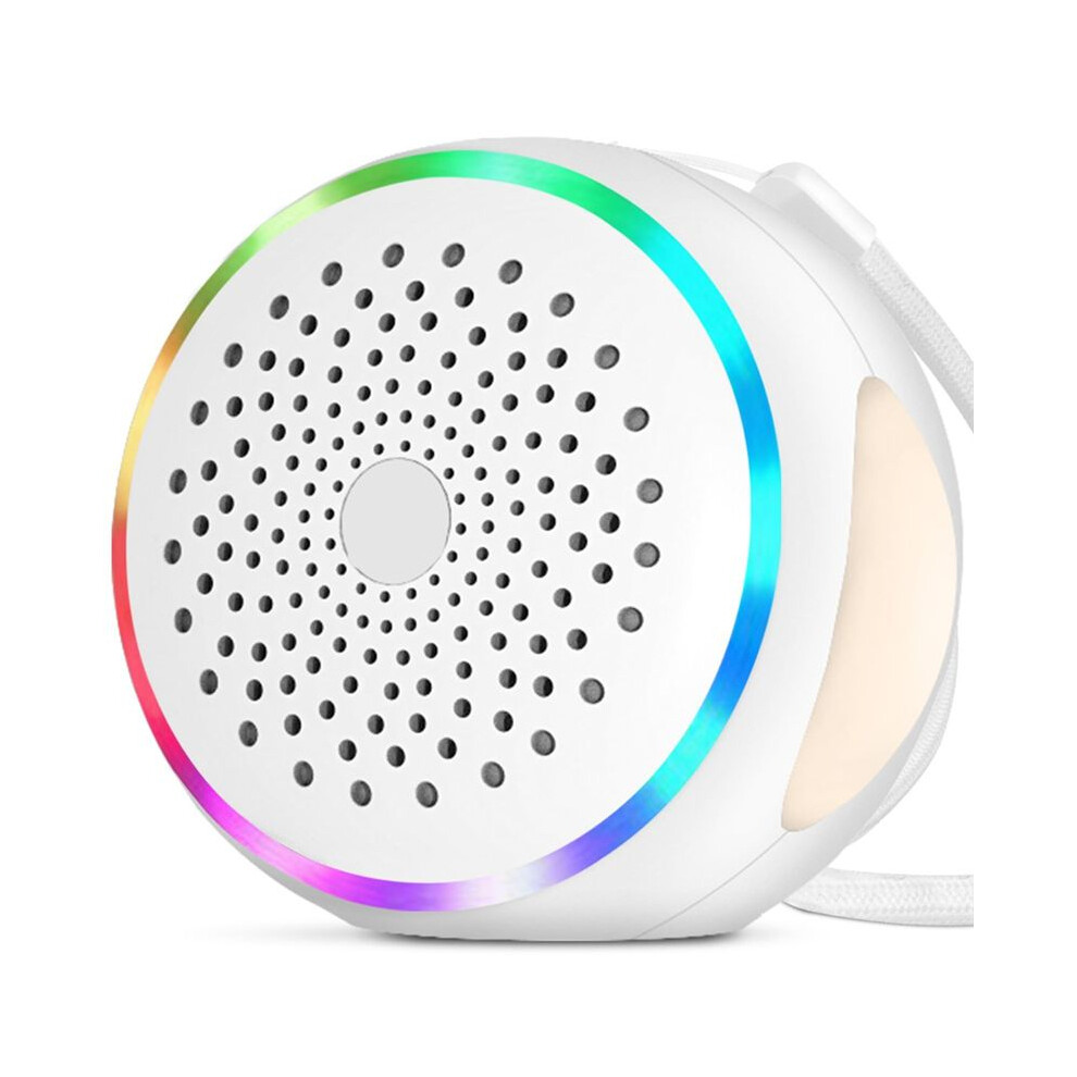 Noise Sound Machine With 27 Soothing Sounds, Timer, Memory Function - Ideal For Baby, Adult, Home, Office, Travel White Zandonà