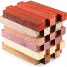 30 Stück Rohlinge Aus Exotischem Holz, Zubehör zum Drechseln Von Stiften, Basteln, Drechseln Von Stiften für Heimwerker, 5 X 3/4 X 3/4 Zoll