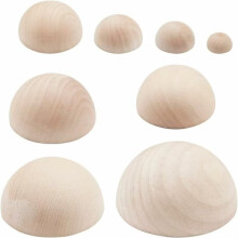 8 Sizes Half Round Pottery Molds, Wooden Ceramic Top Tool, Pottery Plate Press-Tool for Making Pottery Bowls and Plates