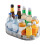 Refrigerator Rotating Storage Rack Rotatable Fridge Storage Box Turntable Organizer for Cabinet Kitchen Refrigerator C 1