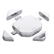 Card Reader for Computer/Camera,5-in-1  Card Reader Memory Card Reader  Card Adapter for  and TF Cards