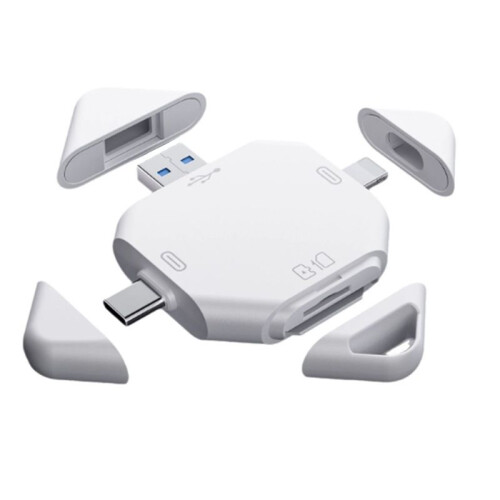 Card Reader for Computer/Camera,5-in-1  Card Reader Memory Card Reader  Card Adapter for  and TF Cards