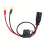 2pcs with M10 Silicone Cable Car Plug Fast Charging Connector Cable for GC008X Connect Cable 6