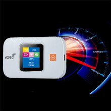 E5577 4G LTE Mobile WiFi Router - Wireless Internet Hotspot, 3000mAh Battery, LCD Display, High-Speed Portable MiFi