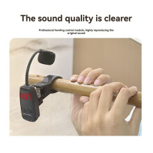 Wireless Pickup System Clip Wireless Receiver and Transmitter Musical Instrument Microphone for Clarinet Flute