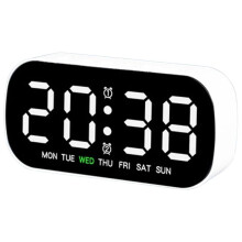 Electronic  Clock - Portable LED Alarm, Multifunctional Table Timer Compact Bedside Display Clocks