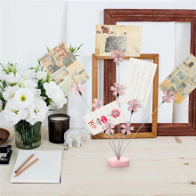 Photo Tree Holder Clip, 8 Branch Money Family Tree Gift Card Holder with Clips Picture Frame Stand