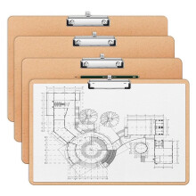A3 Clipboard, Wooden Drawing Board, Sketching Board with Pen Holder, Horizontal Lap Board for Drawing