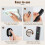 5 Pack Magnetic Remote Control Holder Wall Mount, No Drill Self-Adhesive Silicone Remote Control Organizer for Home 6