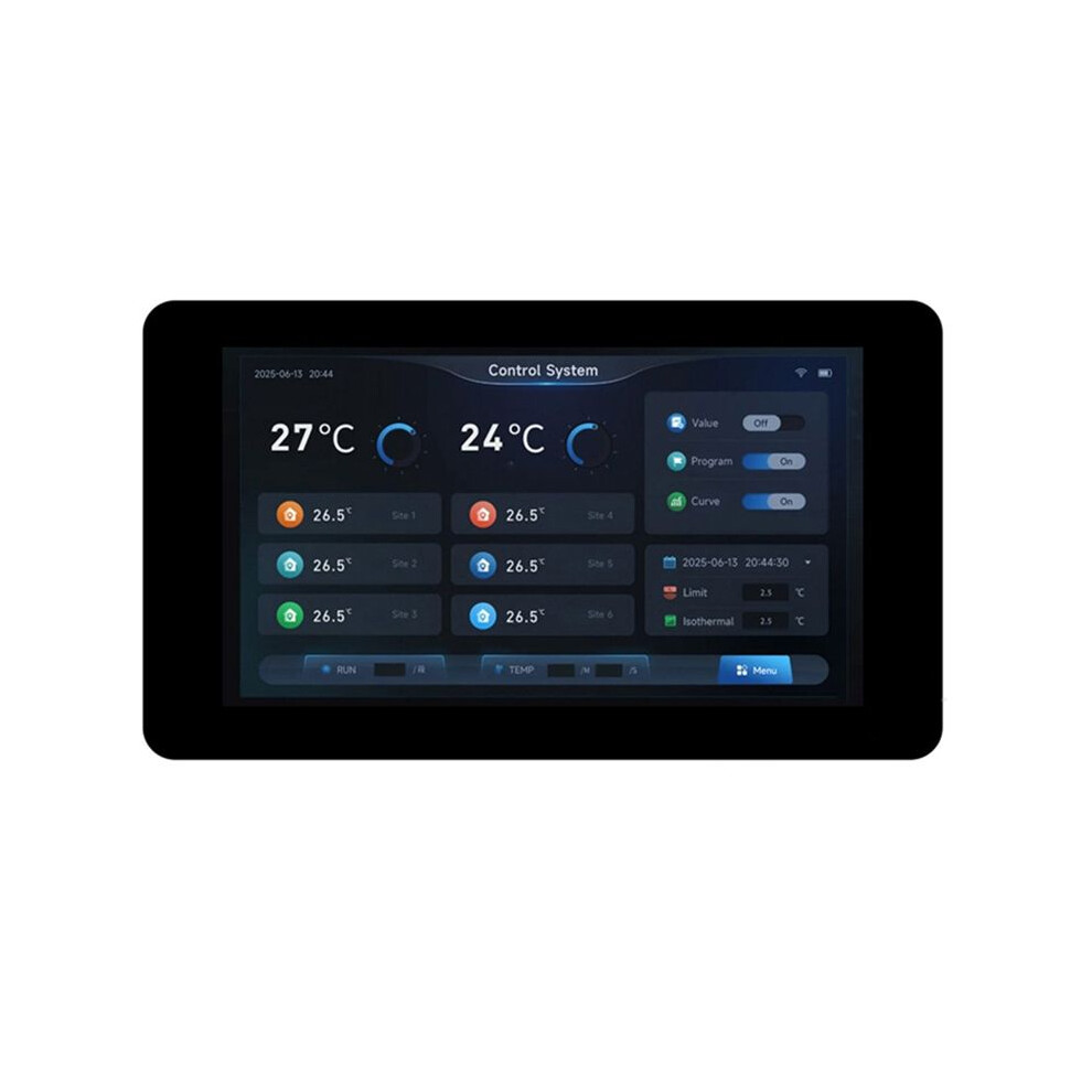 Esp32-S3 7Inch Lcd Touchscreen 1024X600 Resolution N16r8 Can Rs485 Sensor Supports Wifi 6033968176078