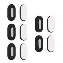 5-Pack Magnetisk Fjärrkontrollhållare Väggmonterad, Självhäftande Silikonfjärrkontrollorganisatör för Hemmet, Utan Borrning