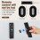 5 Pack Magnetic Remote Control Holder Wall Mount, No Drill Self-Adhesive Silicone Remote Control Organizer for Home 4
