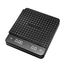 High Precision Digital Coffee Scale with Timer Rechargeable Kitchen Scale with 3 Units(G/Oz/Lb) Coffee Bean Weight Scale