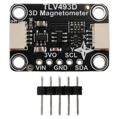 TLV493D Triple-Axis Magnetometer Module for STEMMA QT QWIIC Sensor for Robotics and DIY Electronics 1