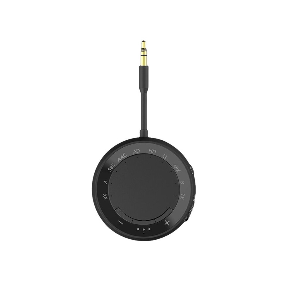 5.4 Transmitter Receiver For 2 Headphones Low Latency/Hd Aux Wireless Audio Airplane Adapter Black 4712970586540