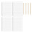 4Pcs Straight  Stencils,  Stencil Template for Journaling Spacing, Lettering Guide 11 Inch Scale Writing Ruler 1