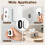 5 Pack Magnetic Remote Control Holder Wall Mount, No Drill Self-Adhesive Silicone Remote Control Organizer for Home 8