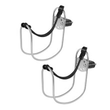 2PCS Marine Stainless Steel Horseshoe Buoys  Bracket Adjustable Buoys  Holder Boat Accessories