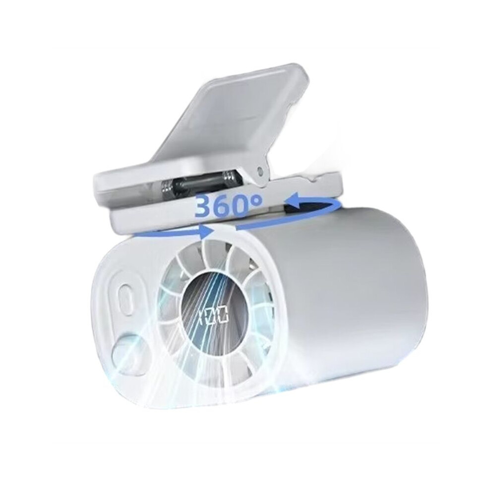 1800Mah Portable Waist Fan Clip Wearable Belt Personal Fan With 100 Speed Neck Hands-Free Cooling For Outdoor Fan 6033792917922