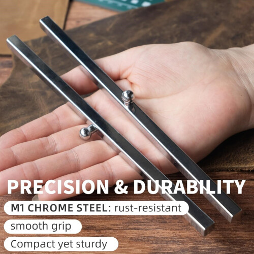 Stainless Steel PU Press-Tool - Heavy Cylinder + PU Weights for Cutting, Stitching, Embossing 1
