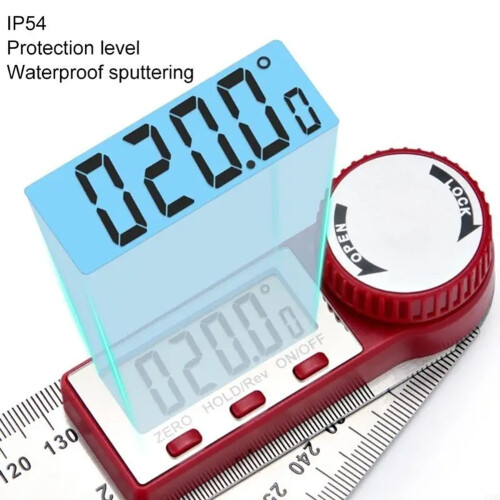 Digital Protractor Digital Protractor Goniometer Electronic Carpenter Tools Goniometro Angle Finder 0-500mm 1