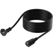 90 Degree Bend DIN 4Pin Male to Female S-Video 4-Pin SVHS Camera DVR, PVR, DVD Player Video Connection Cable A