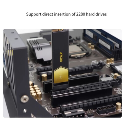 PCIe 5.0 X1 to M2 Adapter Card NVME SSD Expansion M-Key Interface M2 Support Solid-State Drive 8Gbps 2