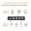 4 Port USB 2.0 Sharing  Switcher 4 in 1 Out Printer Adapter Box for PC Scanner Printer Laptop Desktop Computer 3