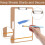 2 Peças de Prancheta, Prancheta Portátil para Desenho Artístico com Alça (13 Polegadas X 17 Polegadas) 2