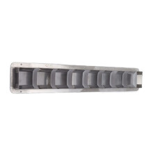 Boat Louver Vent Air Vent Grille Cover Marine Vent Grille Oblong Stainless Steel 8 Slots Grid Cover Boat Shutters