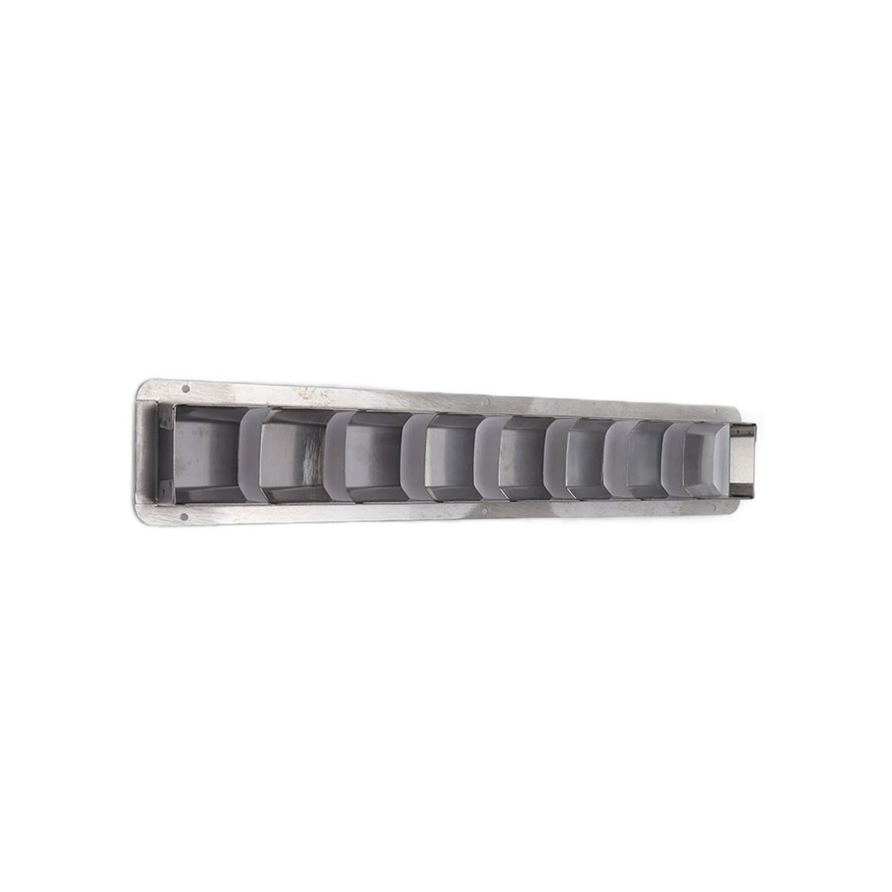 Boat Louver Vent Air Vent Grille Cover Marine Vent Grille Oblong Stainless Steel 8 Slots Grid Cover Boat Shutters 6032821015745