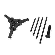 Flywheel Crankshaft Pulley Harmonic Balancer Puller Tool Easy to Use Compact Heavy Duty 3 Jaw for Cars for 3/8in Drives