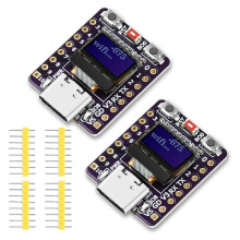 2 Peças para Placa de Desenvolvimento ESP32 C3 com Tela OLED de 0,42 Polegadas para ESP32 , Compatível com WiFi e