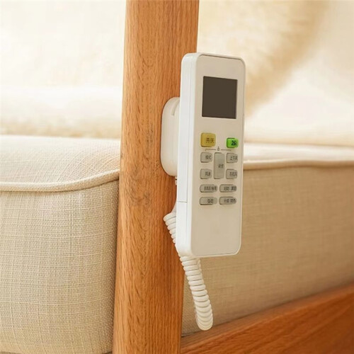 4 Pcs Anti Lost Rope Hook Remote Control Holder Lanyard Security Cable Multi Purpose Hooks Home Storage Ganization Black 2