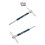 BIKERSAY T-Type Hex Torque Wrench Hand Repair Tools Rotating Hexagonal Sliding Rod Screwdrivers 1