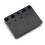 Vintage 4 String Bass Bridge 82.3x63.5MM String Bottom Through String Spacing 19MM Bass Fixed Bridge Black 4