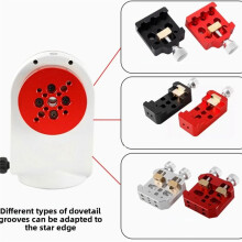 Astronomical Telescope Adapter for AZGTI Adapter Plate Conversion Plate for ANGELEYES Narrow Rail Dovetail Slot Red