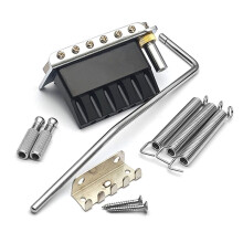 Small Double Locking System Tremolo Bridge String Spacing 10.5mm Black Tremolo for Electric Guitar Parts