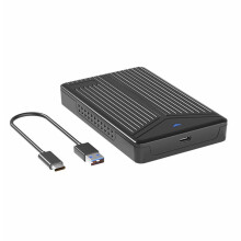 USB 3.1  HDD/SSD Enclosure, 2.5 Inch  Mobile Hard Disk Box, Supports  to 8TB, 6Gbps High-Speed Transfer