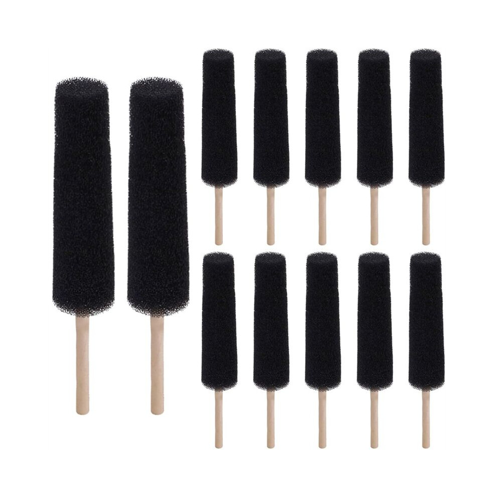 12 Pack Pottery Sponges For Clay, Ceramic Sponge A Stick Reusable Shaping Trimming Pottery Tools Supplies Black 6031368553345