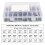 Electrolytic Capacitor Electrolytic Capacitors Kit 24Value Range 2.2uH-100mH Capacitors Assortment 240pcs Kit 4