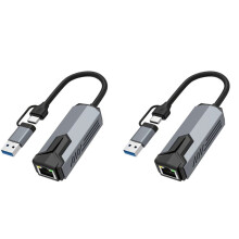 5000Mbps USB 3.0 Type-C to RJ45 Network Adapter 5G Gigabit Ethernet Converter LAN Hub for PC Laptop