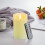 Velas Sem Chama com Bateria Recarregável, Velas Eletrônicas, Velas de LED para Casamento, Halloween, Natal 3x7 Polegadas 3