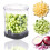 VegetableChopper and Fruit Dicer, Fruit Slicer Cup, Food Dicer with Container, Speed Manual Veggie Slicer,Kitchen Gadget 3