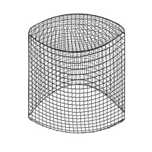 Round Bale Hay Net for Horses, Knotless Nylon Slow Feeder, 6x6 Ft, Reduces Hay Waste, Ideal for Outdoor Use
