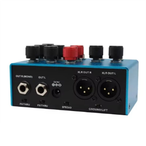 Audio Bright Flame Multi Gitarrförstärkare Simulator Pedal Stereo Kabinett Sim Box Preamp DI Box Effektpedal