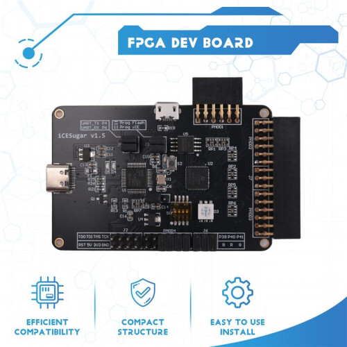 ICESugar FPGA Development Board Open Source RISC-V Based  ICE40UP5k USB-C Interface for IoT/ AI Projects 1