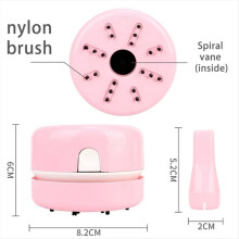 Desktop Cleaner  Desk Vacuum Cleaner Desktop Dust Remover Sweeper Vacuum Cleaner Table Cleaning Tool White