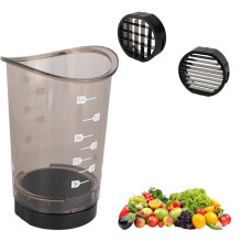 Fruitsnijder met Verwijderbaar Roestvrijstalen Mes, Fruitsnijder, Vaatwasmachinebestendig, Kitchen Aid Eisnijder
